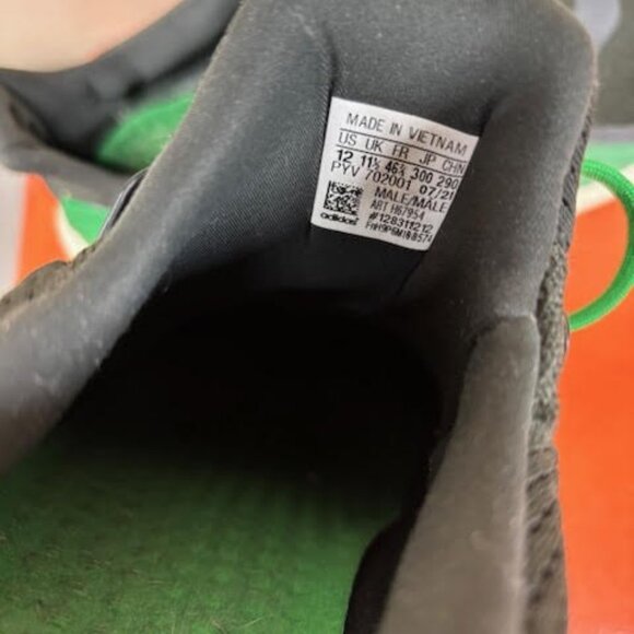 Adidas Men's Ultraboost LEGO X DNA Green/Black Sneakers SIZE 12 US - Picture 7 of 7